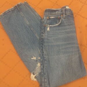 Abercrombie & Fitch High Rise Blue Denim Jeans